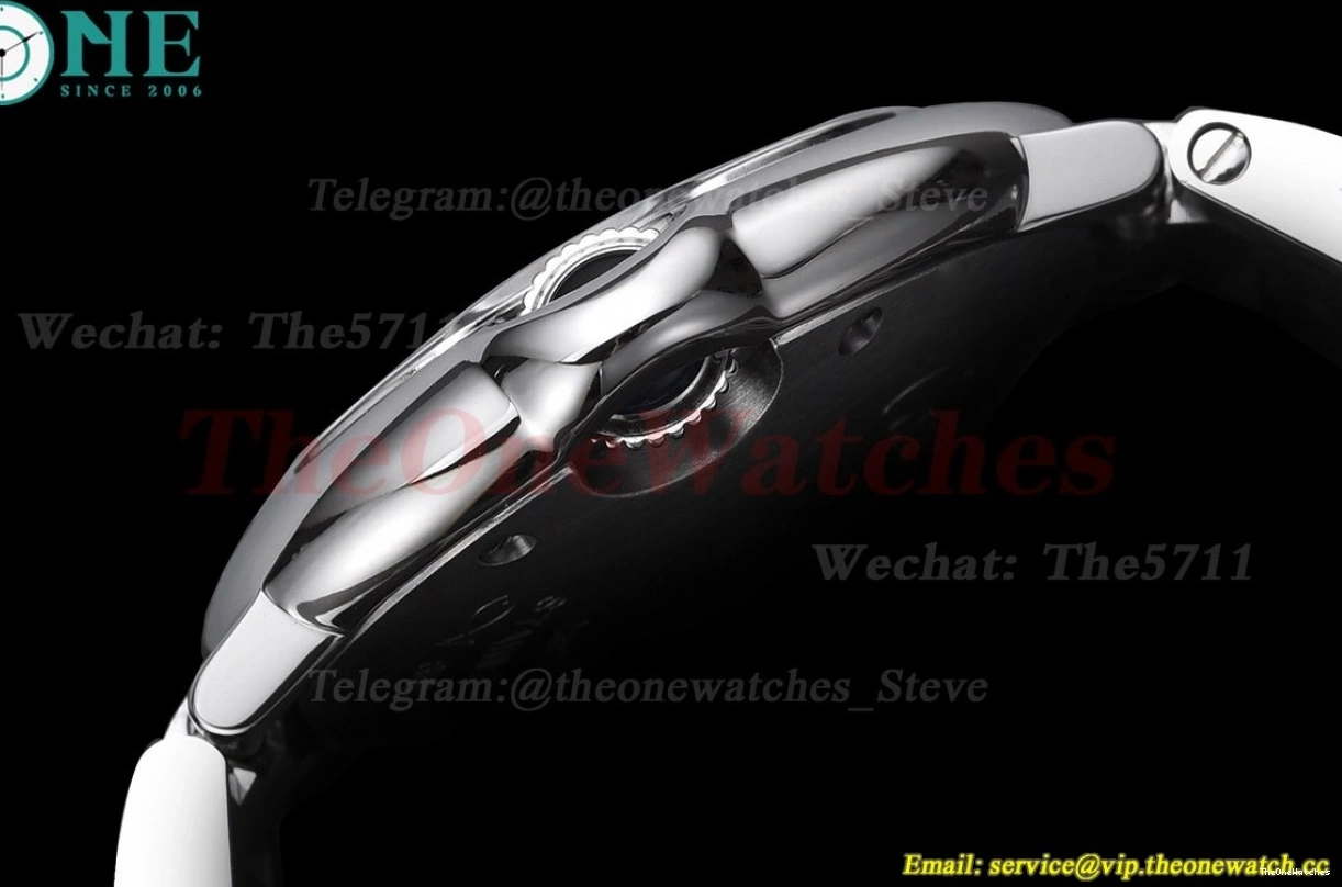 White De V6F Cartier Bleu Ballon 33mm NH05 SS Textured V8 Dial SS 0422